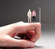 Load image into Gallery viewer, 1:64 Painted Unpainted Figure Model Miniature Resin Diorama Sand Pink Shirt Girl New