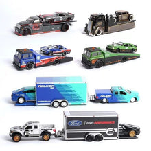 Load image into Gallery viewer, Maisto 1:64 Ramp Tow Flatbed Trailer Truck Model Toy Diecast Metal Car BN