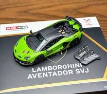 Load image into Gallery viewer, HH 1:64 Green Aventador SVJ LP770-4 Racing Sports Model Diecast Metal Car New Collection