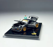 Load image into Gallery viewer, HG 1:64 Matte Black RWB 930 Figure Sports Open Model Diecast Metal Car New Collection