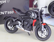 Load image into Gallery viewer, WELLY 1:12 2021 Trident 660 Sports Racing Model Diecast Metal Motorcycle