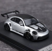 Load image into Gallery viewer, PSC 1:64 Silver RWB Beetle RS Sports Model Diecast Metal Car New Collection