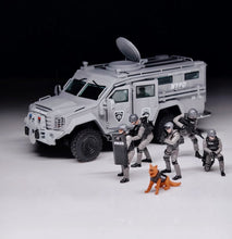 Load image into Gallery viewer, MVA 1:64 Gray Bearcat G3 AFV Armored Vehicle Police Figures Model ABS Car New Collection