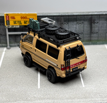 Load image into Gallery viewer, Autobots 1:64 Yellow 4WD Delica L300 Camper Van Model Diecast Metal Car