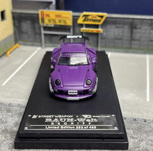 Load image into Gallery viewer, SW 1:64 Purple 993 Rotana RWB Widebody Classic Sports Model Diecast Metal Car