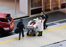 Load image into Gallery viewer, 1:64 Painted Figure Model Miniature Resin Diorama Sand Rescue Medical Personnel