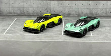 Load image into Gallery viewer, TSC 1:64 Yellow Green VALKYRIE Super Racing Sports Model Diecast Metal Car New Collection