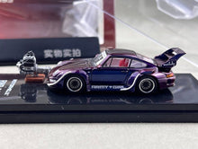 Load image into Gallery viewer, MH 1:64 Purple RWB 993 Widebody Engine Sports Model Diecast Metal Car New Collection