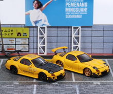 Load image into Gallery viewer, BSC 1:64 JDM RX7 FD3S RE Racing Sports Model Diecast Metal Car New