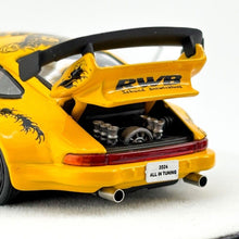 Load image into Gallery viewer, PGM 1:64 Yellow Dragon RWB 930 Classic Sports Model Diecast Metal Car New Collection