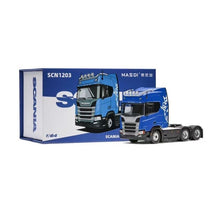 Load image into Gallery viewer, Masdi 1:64 Blue Scania R500 Truck Tractor Model Diecast Metal Car New Collection