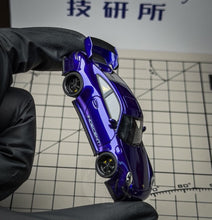 Load image into Gallery viewer, 1:64 Laboratory Purple 997 Widebody Sports Model Diecast Resin Car New Collection