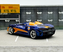Load image into Gallery viewer, LCD 1:64 Blue Gulf Elva Convertible Racing Sports Model Diecast Metal Car New Collection