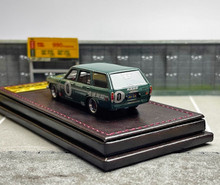Load image into Gallery viewer, IG 1:64 Green Datsun Wagon Bluebird 510 Sports Model Diecast Resin Car New