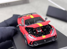Load image into Gallery viewer, LT 1:64 Matte Red 812 Novitec N-Largo Racing Sport Model Diecast Metal Car New Collection