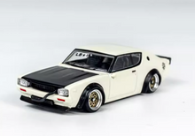 Load image into Gallery viewer, DM 1:64 White Skyline Kenmeri LB C110 Coupe Sport Model Diecast Metal Car New Collection