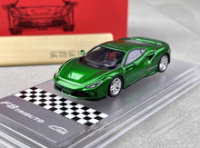 Load image into Gallery viewer, XF 1:64 Green F8 Tributo Racing Sports Diecast Model Metal CarNew