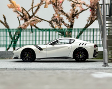 Load image into Gallery viewer, LT 1:64 White F12 TDF V12 Super Racing Sports Model Diecast Metal Car New Collection