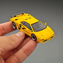 Load image into Gallery viewer, MT 1:64 Yellow Diablo SV Racing Sports Model Diecast Metal Car New Collection