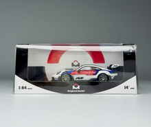 Load image into Gallery viewer, OM 1:64 White Decal 992 GT3 RS Sports Model Diecast Metal Car Box New Collection