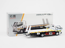 Load image into Gallery viewer, XCARTOYS 1:64 JMC Rescue Flatbed Trailer Truck Model Diecast Metal Car New Collection
