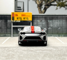 Load image into Gallery viewer, TOC 1:64 Silver 812C Coupe Racing Sports Model Diecast Metal Car BN