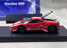Load image into Gallery viewer, SH 1:64 Red 488 Pista Novitec #51 Sports Model Diecast Metal Car New Collection