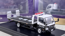 Load image into Gallery viewer, UM 1:64 Police 300 HINO Dutro Mk2 Flatbed Tow Truck Model Diecast Metal Car