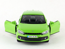 Load image into Gallery viewer, WELLY 1:36 Green Scirocco Hatchback Racing Sports Model Diecast Toy Metal Car