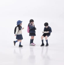 Load image into Gallery viewer, 1:64 Painted Figure Model Miniature Resin Diorama Toy Sand Uniform Student Kids