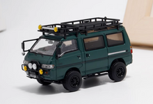 Load image into Gallery viewer, Autobots 1:64 Dark Green 4WD Delica L300 Camper Van Model Diecast Metal Car
