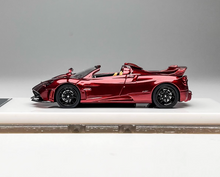 Load image into Gallery viewer, HH 1:64 Red Carbon Huayra Tricolore Convertible Model Diecast Metal Car New Collection