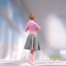 Load image into Gallery viewer, 1:64 Painted Figure Model Miniature Resin Diorama Sand Lady GIrl Student Teacher