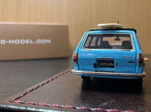 Load image into Gallery viewer, IG 1:64 Blue Datsun Wagon Bluebird 510 Sports Model Diecast Resin Car New