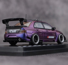Load image into Gallery viewer, IHCM 1:64 Purple Carbon Lancer EVO 9 IX GSR Sports Model Diecast Metal Car New Collection