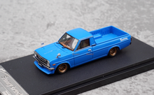 Load image into Gallery viewer, SH 1:64 Blue Datsun Sunny Pickup Truck Accessory Model Diecast Resin Car