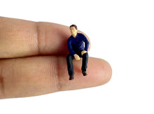 Load image into Gallery viewer, 1:64 Painted Figure Model Miniature Resin Diorama Sand Bar Sexy Lady Suit Man New