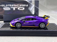 Load image into Gallery viewer, LCD 1:64 Purple Huracan STO Sports Model Diecast Metal Car New Collection