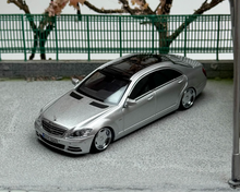 Load image into Gallery viewer, 1:64 AD Silver S-Class S600L W221 VIP Luxury Sedan Model Diecast Metal Car New Collection