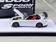 Load image into Gallery viewer, MT 1:64 JDM White S2000 Spoon Racing Sports Model Diecast Metal Car New Collection