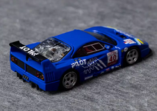 Load image into Gallery viewer, SH 1:64 Blue F40 LM #40 Racing Sports Model Diecast Metal Car New Collection