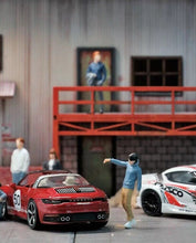 Load image into Gallery viewer, 1:64 Painted Figure Mini Model Miniature Car Scenes Resin Casual Hoddie Man Boy