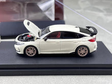 Load image into Gallery viewer, MH 1:64 Championship White Civic Type R FL5 Sports Model Diecast Metal Car New Collection