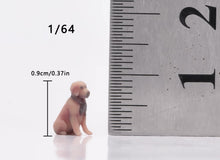 Load image into Gallery viewer, 1:64 Painted Figure Model Miniature Resin Sand Golden Retriever Pet Dog Sitting