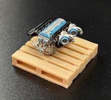 Load image into Gallery viewer, 1:64 JDM RB26 Turbo GTR Engine Garage Mechanic Display Model Resin For Car New