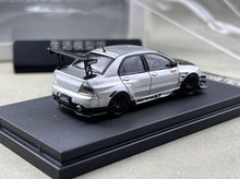 Load image into Gallery viewer, TM 1:64 Silver Carbon Lancer EVO 9 IX Widebody Model Diecast Metal Car New Collection