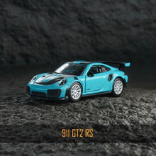 Load image into Gallery viewer, Bburago 1:64 Blue 911 GT2 RS Racing Sports Model Diecast Metal Car New Collection