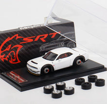 Load image into Gallery viewer, FW 1:64 White Demon SRT Challenger Muscle Sports Model Diecast Metal Car New Collection