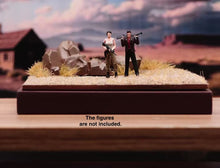 Load image into Gallery viewer, 1:64 Painted Car Model Base Miniature Diorama Road Sand Scenario Wasteland Rock
