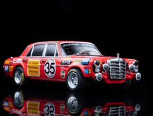 Load image into Gallery viewer, 1:64 Liberty Benz 300SEL Red W109 Racing Sports Model Toy Metal Car Display Box